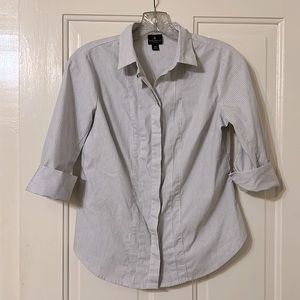 Worthington Pinstriped Button Down Shirt
